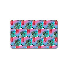 Retro Snake Magnet (name Card) by Sparkle