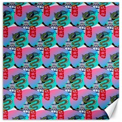 Retro Snake Canvas 16  X 16  by Sparkle