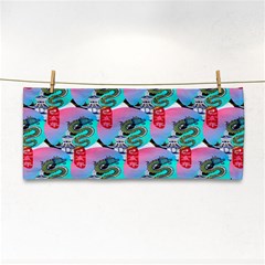 Retro Snake Hand Towel by Sparkle