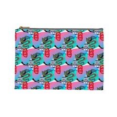 Retro Snake Cosmetic Bag (large) by Sparkle