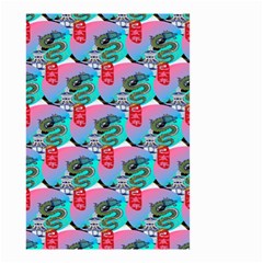 Retro Snake Small Garden Flag (two Sides) by Sparkle