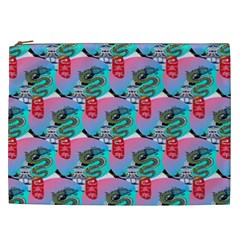 Retro Snake Cosmetic Bag (xxl) by Sparkle