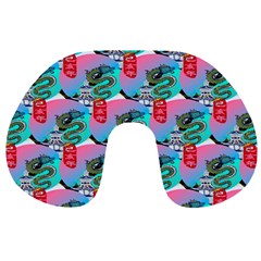 Retro Snake Travel Neck Pillow by Sparkle