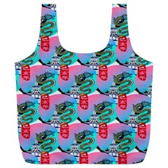 Retro Snake Full Print Recycle Bag (xl) by Sparkle