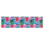 Retro Snake Satin Scarf (Oblong) Front