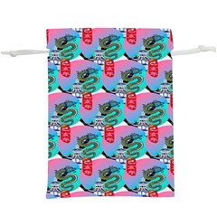 Retro Snake  Lightweight Drawstring Pouch (xl) by Sparkle