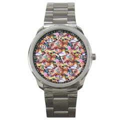 Retro Color Sport Metal Watch