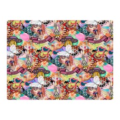 Retro Color Double Sided Flano Blanket (Mini) 