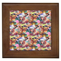 Retro Color Framed Tile by Sparkle