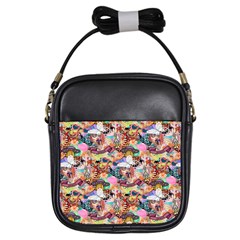 Retro Color Girls Sling Bag by Sparkle