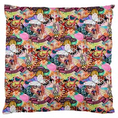 Retro Color Large Cushion Case (two Sides) by Sparkle