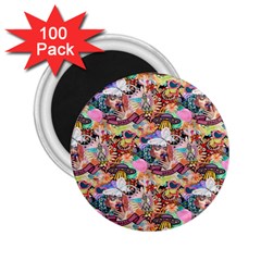 Retro Color 2 25  Magnets (100 Pack)  by Sparkle