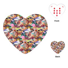 Retro Color Playing Cards Single Design (heart) by Sparkle