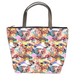 Retro Color Bucket Bag by Sparkle