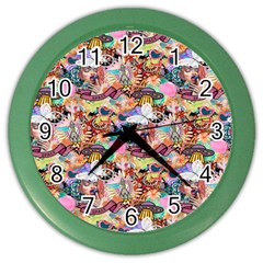 Retro Color Color Wall Clock by Sparkle