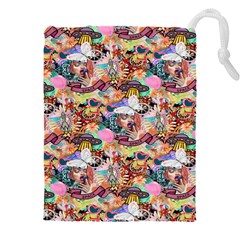 Retro Color Drawstring Pouch (5xl) by Sparkle