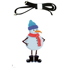 Angry Snowman Shoulder Sling Bag