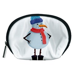 Angry Snowman Accessory Pouch (medium) by SychEva