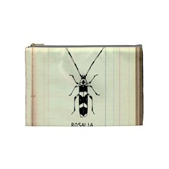 Banded Alder Borer  Cosmetic Bag (medium) by Limerence