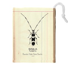 Banded Alder Borer  Drawstring Pouch (4xl) by Limerence