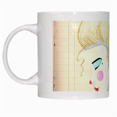 Clown Maiden White Mugs by Limerence