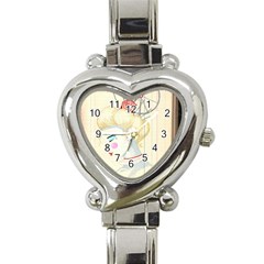 Clown Maiden Heart Italian Charm Watch by Limerence