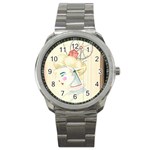 clown maiden Sport Metal Watch Front