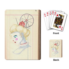 Clown Maiden Playing Cards Single Design (rectangle)