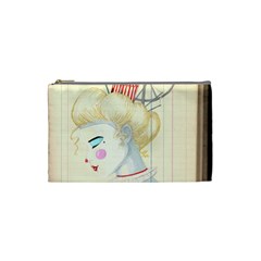 Clown Maiden Cosmetic Bag (small) by Limerence