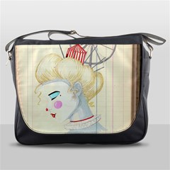 Clown Maiden Messenger Bag by Limerence