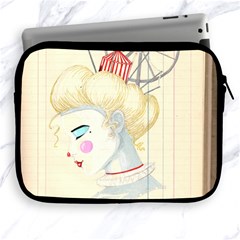 Clown Maiden Apple Ipad 2/3/4 Zipper Cases by Limerence