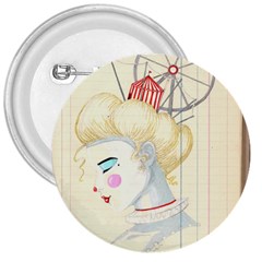 Clown Maiden 3  Buttons by Limerence