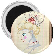 Clown Maiden 3  Magnets by Limerence