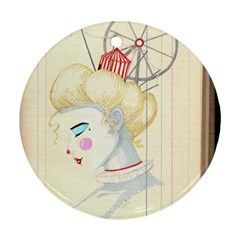 Clown Maiden Ornament (round) by Limerence