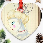 clown maiden Ornament (Heart) Front