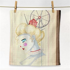 Clown Maiden Face Towel by Limerence