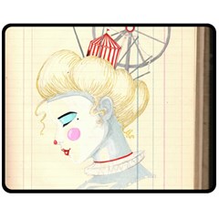 Clown Maiden Fleece Blanket (medium) 