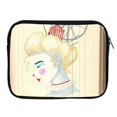 Clown Maiden Apple Ipad 2/3/4 Zipper Cases by Limerence