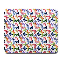 Multicolored Butterflies Large Mousepads by SychEva