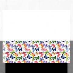 Multicolored Butterflies Rectangular Jigsaw Puzzl by SychEva