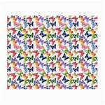 Multicolored Butterflies Small Glasses Cloth Front