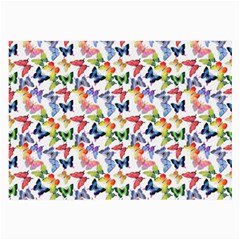 Multicolored Butterflies Large Glasses Cloth by SychEva