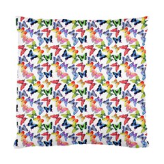 Multicolored Butterflies Standard Cushion Case (two Sides) by SychEva