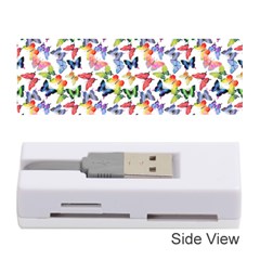 Multicolored Butterflies Memory Card Reader (stick) by SychEva