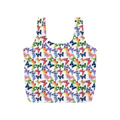 Multicolored Butterflies Full Print Recycle Bag (s) by SychEva