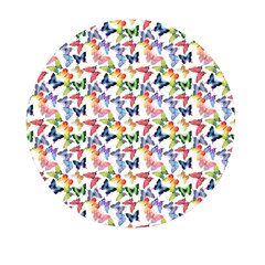 Multicolored Butterflies Mini Round Pill Box (pack Of 3)