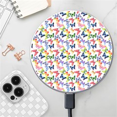 Multicolored Butterflies Wireless Charger