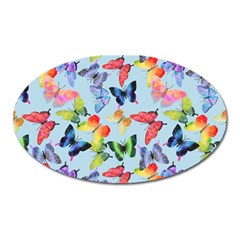 Watercolor Butterflies Oval Magnet by SychEva