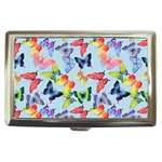 Watercolor Butterflies Cigarette Money Case Front