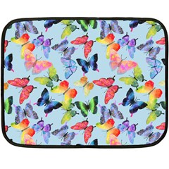 Watercolor Butterflies Fleece Blanket (mini) by SychEva